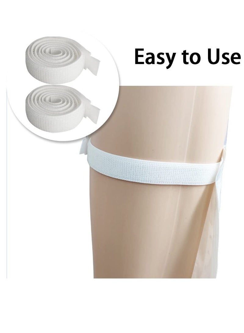 Generic Catheter Leg Bag Straps, Catheter Fixation Straps, Leg Urinary Bag Fixation Tapes, Urine Drainage Bag Strap, High-quality Nylon, Durable and Safe, for Incontinence Urine Bag (White) (4 Pcs)  - Image 5