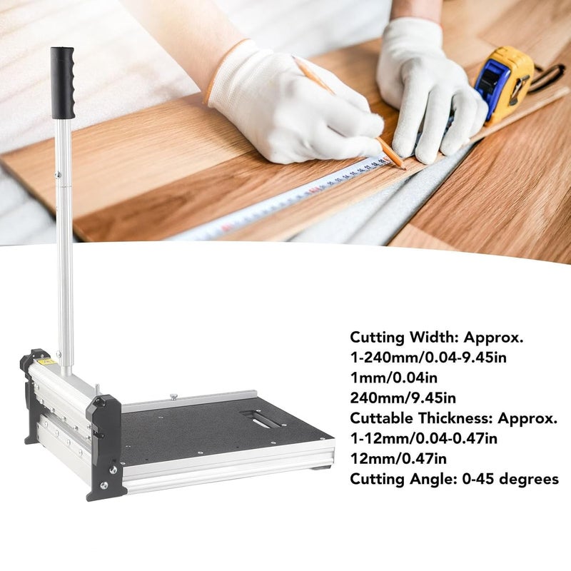 klarako Floor Cutter, Stainless Steel Laminate Flooring Cutter for Cutting Siding Engineered Hardwood Siding PVC and Rigid Core Plank - Image 4