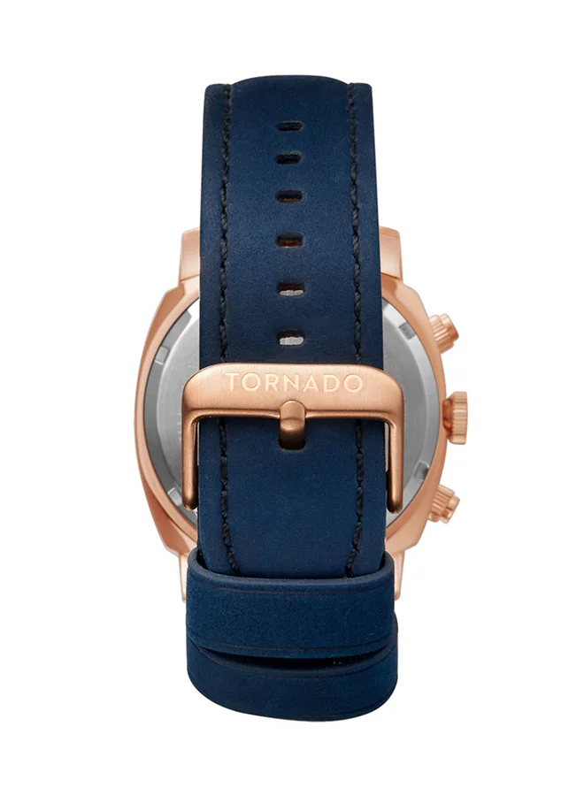 TORNADO Men's Chronograph Blue Dial Watch - T9102-RLNN