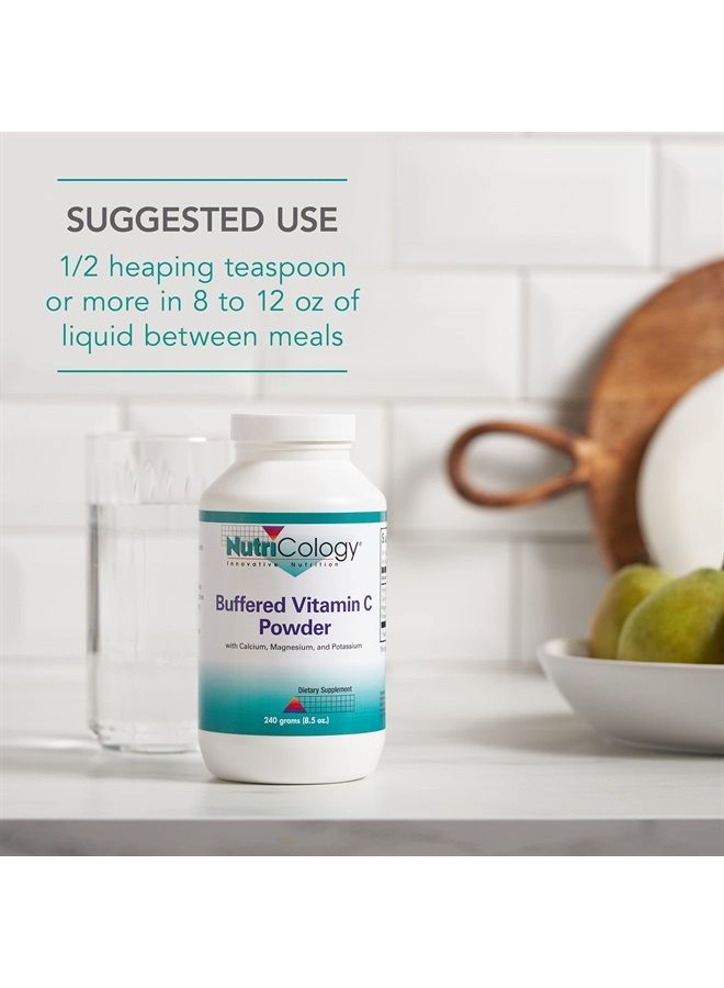 Nutricology Buffered Vitamin C Powder - Calcium, Magnesium, Potassium - 240 Grams (8.5 oz) - Image 3