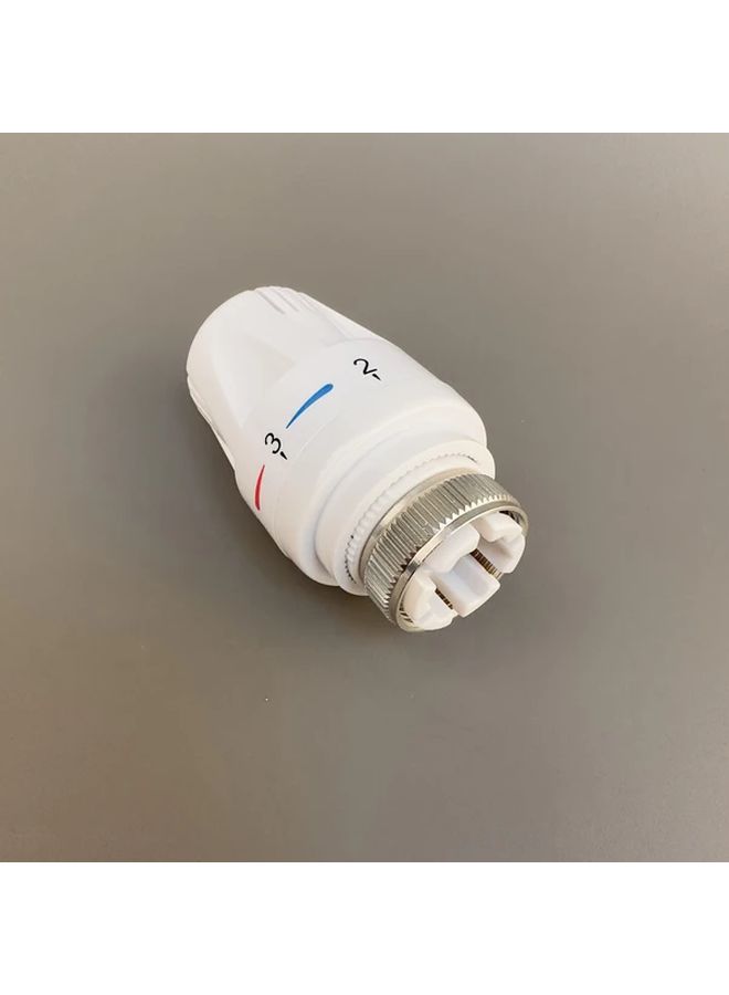Smart Thermostatic Radiator Valve Head White ABS Automatic Temperature Control M30x1 5 - Image 2
