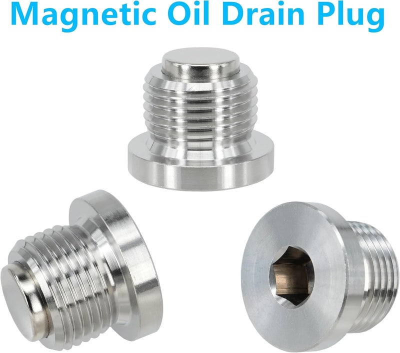 Dsnaduo Stainless Steel Magnetic Engine Oil Drain Plug - Image 5