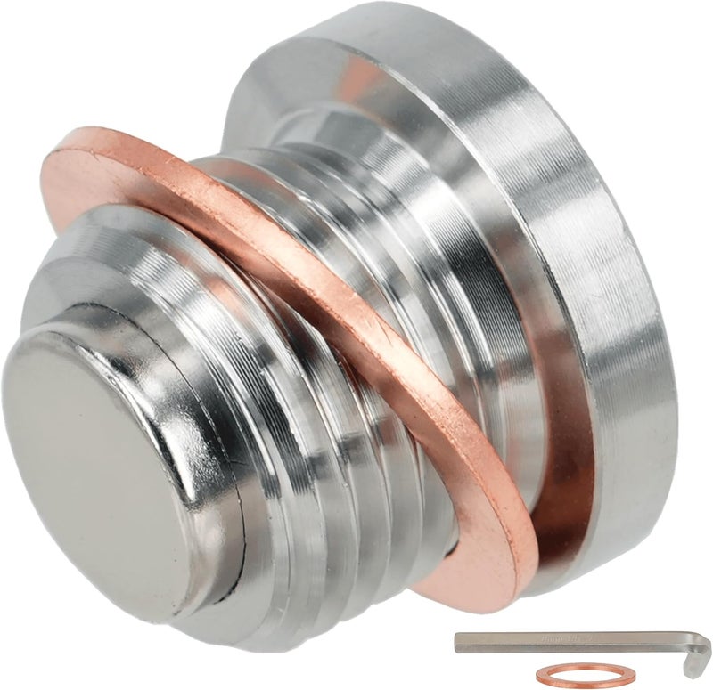 Dsnaduo Stainless Steel Magnetic Engine Oil Drain Plug - Image 1