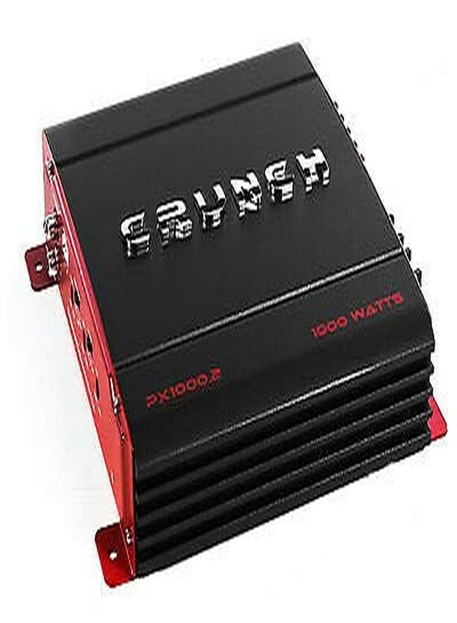 Crunch PX-1025.4 1000W Powerzone Series 2-ohm Stable 4-Channel Class-A/B Amplifier with Gravity Magnet Phone Holder Bundle - Image 4