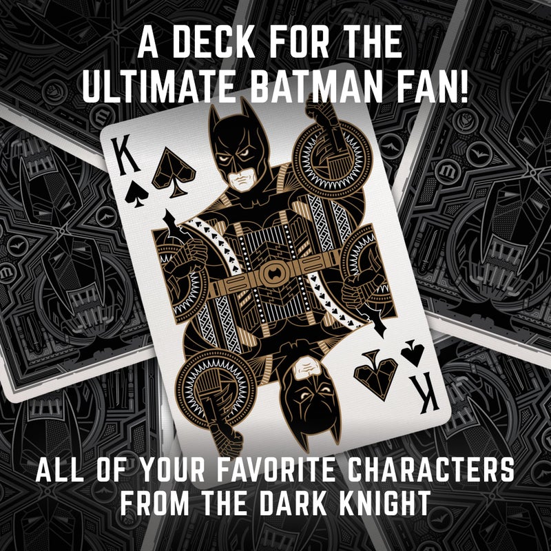 theory11 The Dark Knight Trilogy Premium Playing Cards - Officially Licensed Batman Theme Deck - Image 4