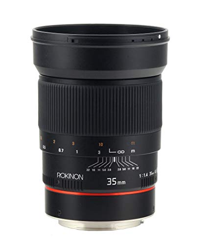 Rokinon 35mm F1.4 UMC Wide Angle Lens for Nikon AE with Automatic Chip - Image 4