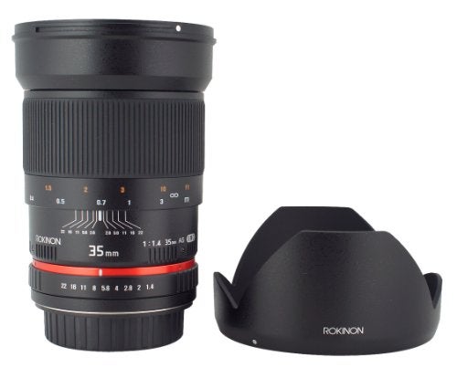 Rokinon 35mm F1.4 UMC Wide Angle Lens for Nikon AE with Automatic Chip - Image 2