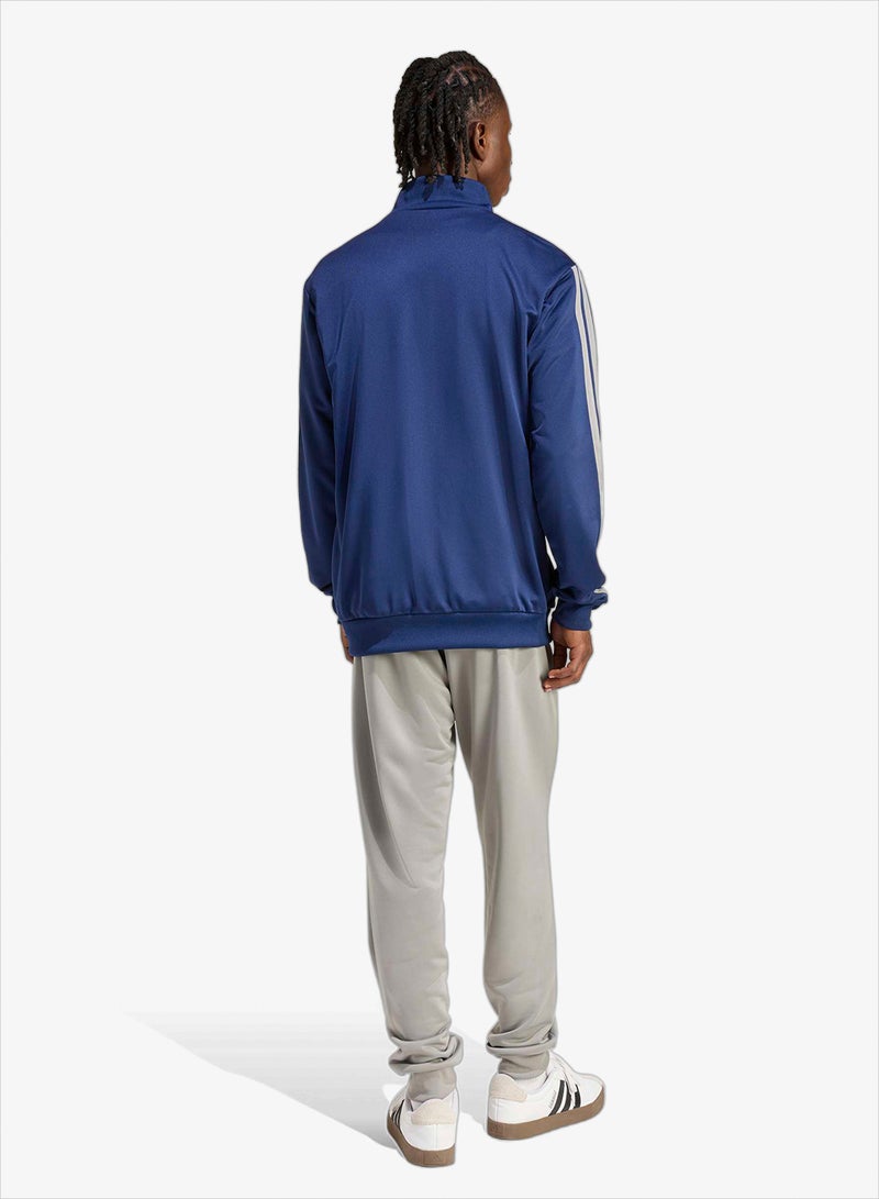 Adidas 3 Stripe French Terry Tracksuit - Image 2