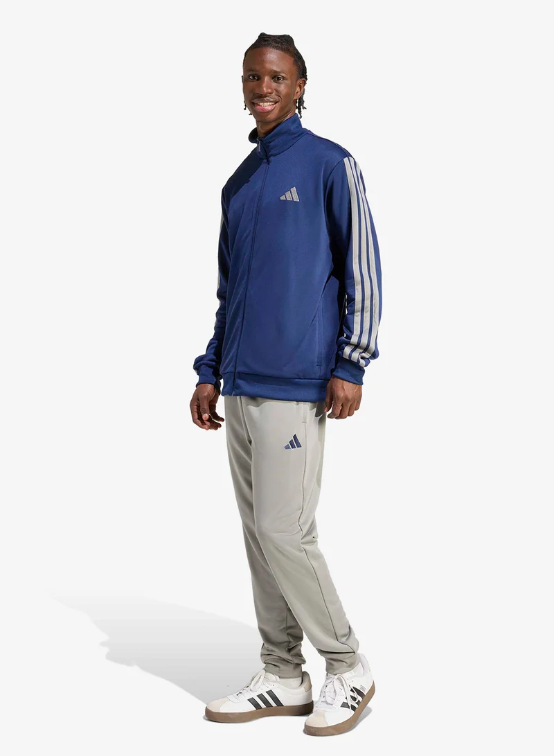 اديداس بدلة رياضية فرنسية تيري بثلاث خطوط