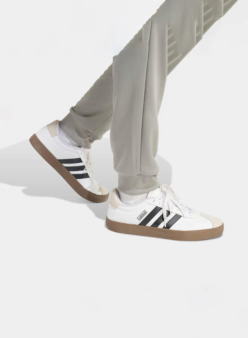 Adidas DKBLUE/CHSOGR 3 Stripe French Terry Tracksuit for Men | Best Price UAE