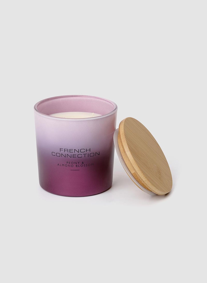 French Connection Ombre Peony & Almond Blossom Candle 322G - Image 3