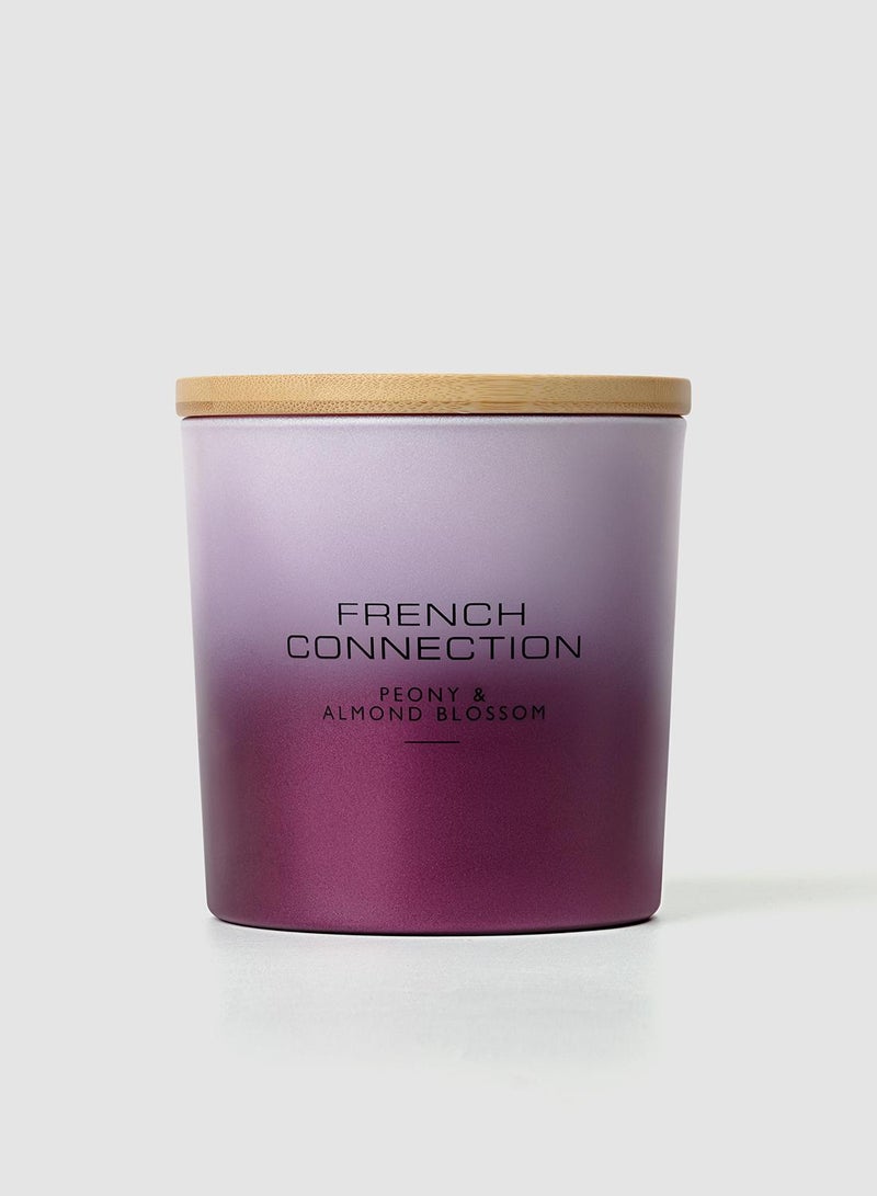 French Connection Ombre Peony & Almond Blossom Candle 322G - Image 1