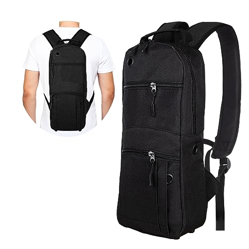 APDTEK Portable Oxygen Tank Backpack for Size M2, B/M6, C/M9, ML6, A/M4, M7, Comfortable Medical Oxygen Cylinder Backpack Bag with Durable Straps for Travel - Not Suitable for Size D (Black) - Image 1