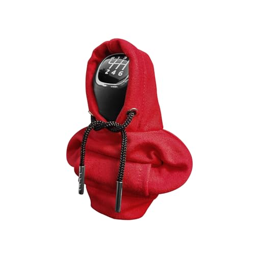 Kutyun Gear Shift Hoodie Universal Car Shift Knob Cover Automotive Interior Cute Gadgets Car Accessories and Decorations Mini Hoodie for Car Shifter - Image 1