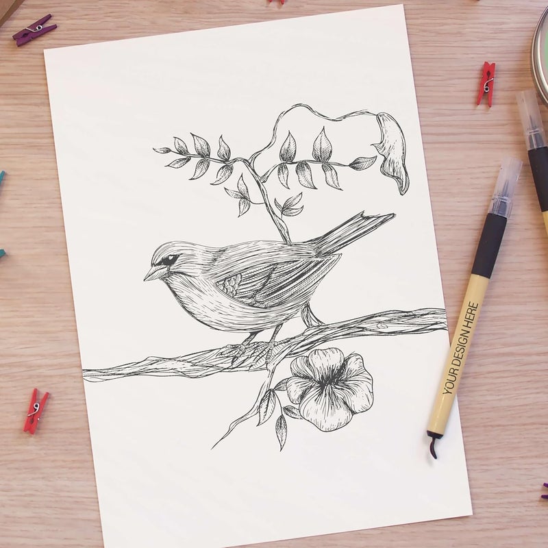 PAPERO A5 Loose Leaf Sketch Paper/Drawing Sheets | 140 GSM | 50 Sheets | Size (21 x 14.5 cm) | Ideal for Artists & Designers - Image 5