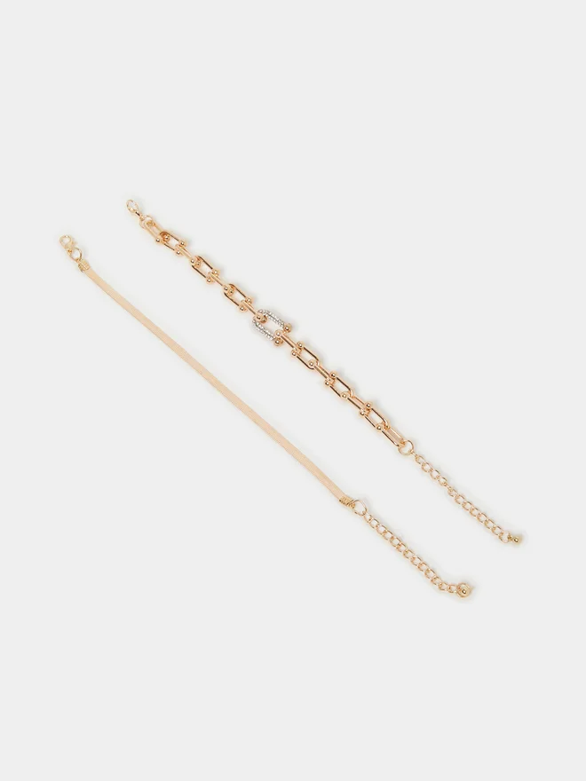 Styli Styli Set of 2 - Link and Chain Bracelet