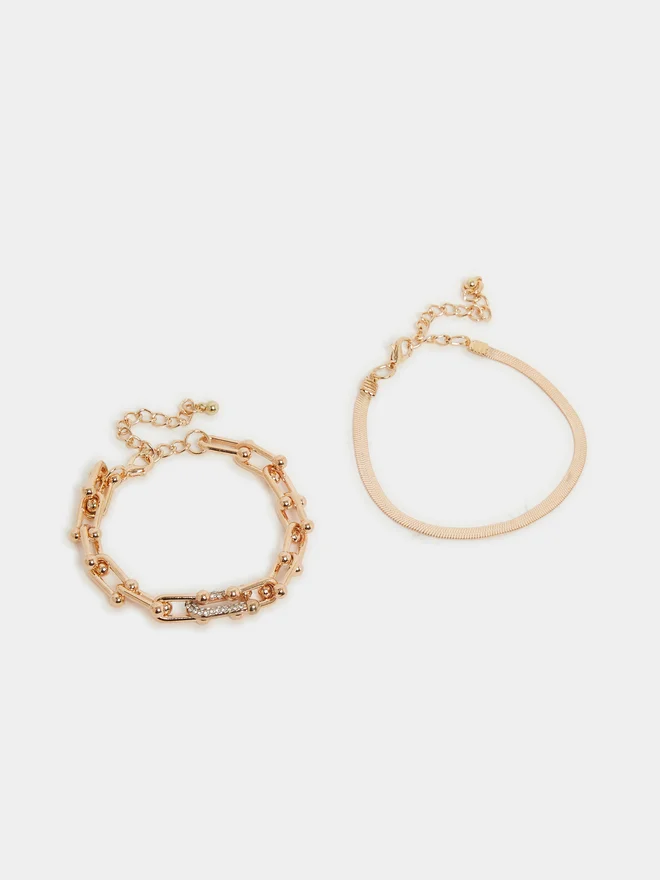 Styli Styli Set of 2 - Link and Chain Bracelet
