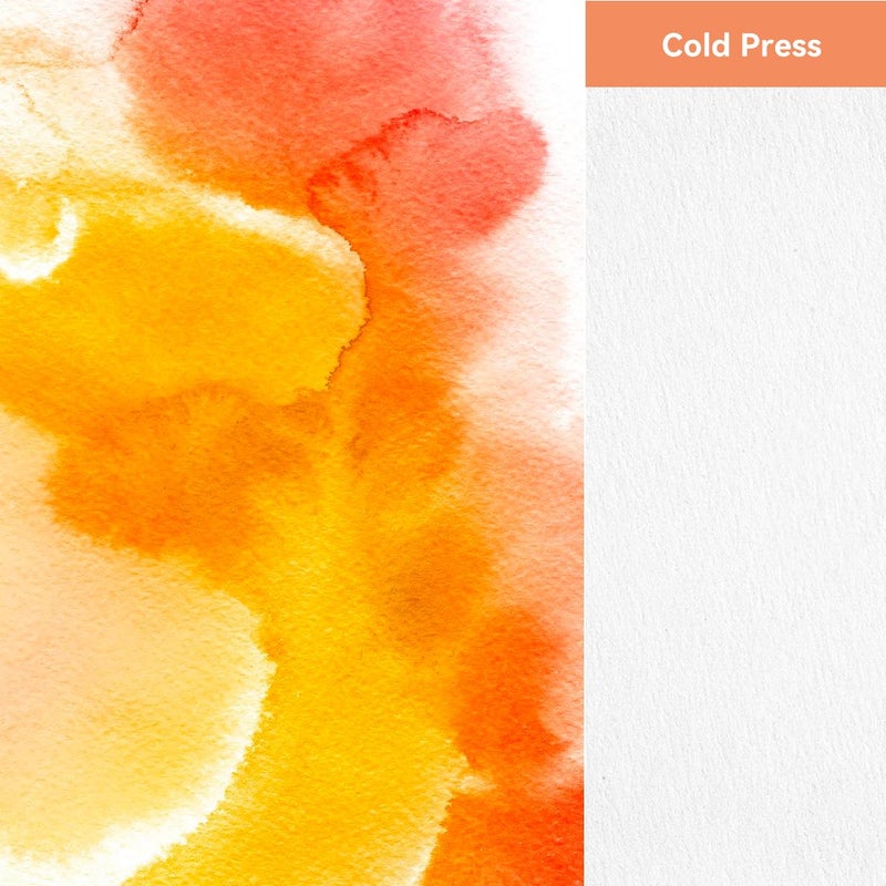 Lightwish Square Watercolor Journal, 100% Cotton Cold Press Watercolor Paper Sketchbook 7.48â€x 7.48â€, 20 Sheets (140lb/300gsm), Acid-Free for Watercolors, Gouache, Acrylics - Image 4