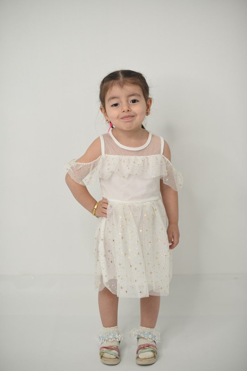 Blue Gym Girl Broken Dress Age 4 - Image 1