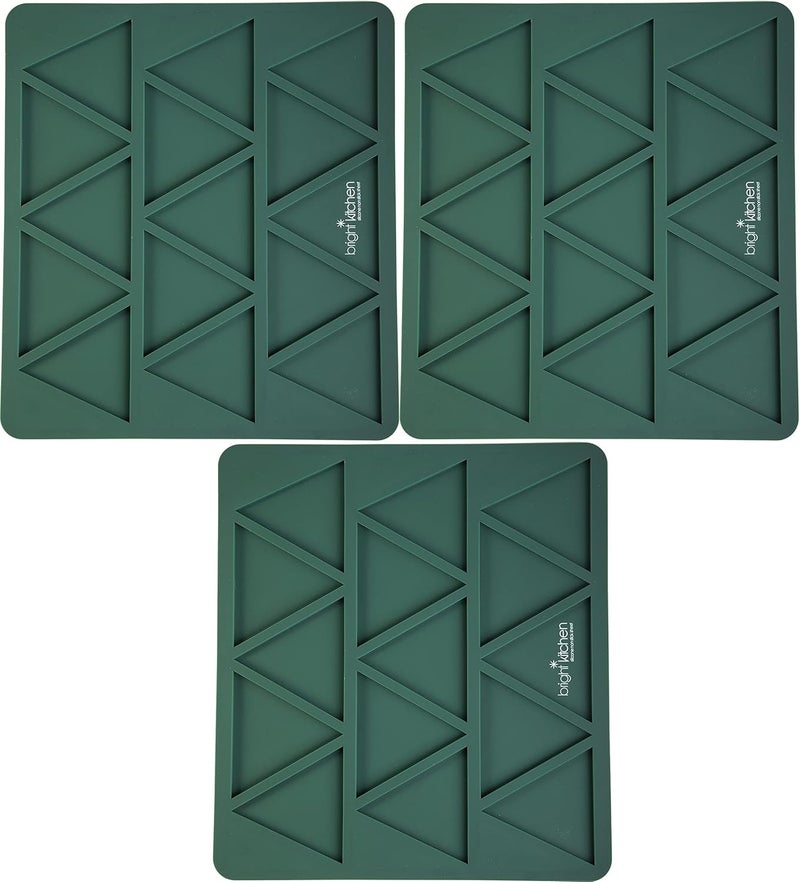 Bright Kitchen 3 Triangle Chip Silicone Sheet Mold Compatible With Cosori Dehydrator Re-Usable Non-Stick Mat - Image 1