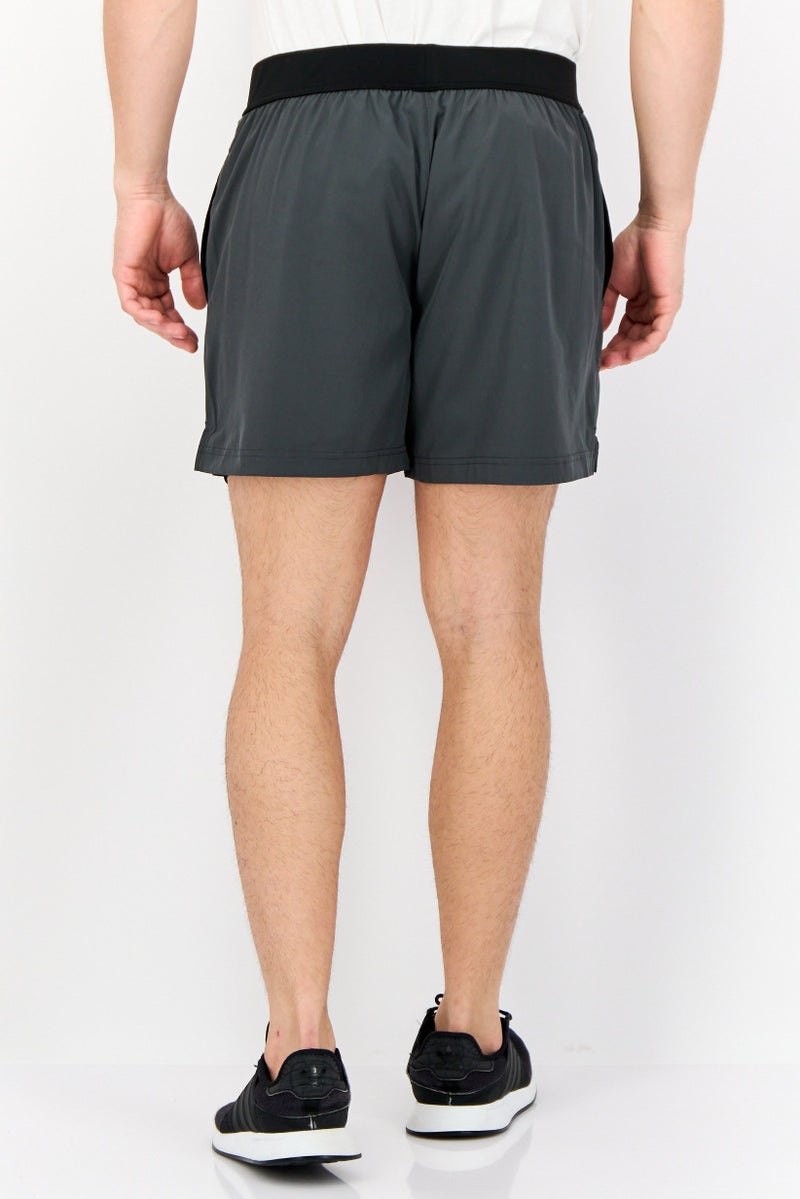 Mister Men Sportswear Fit 5 Inseam Training Shorts, Grey - Image 4