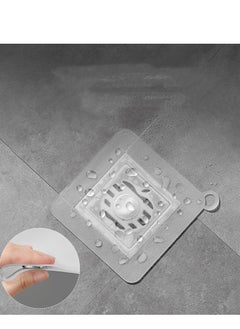 Generic Silicone Drain Cover 4 Pack Floor Drain Anti-Odor Mat Shower Drain Cover Floor Drain Cover Deodorizing Cover Floor Drain Deodorant Pad for Kitchen Bathroom and Laundry  - Image 2