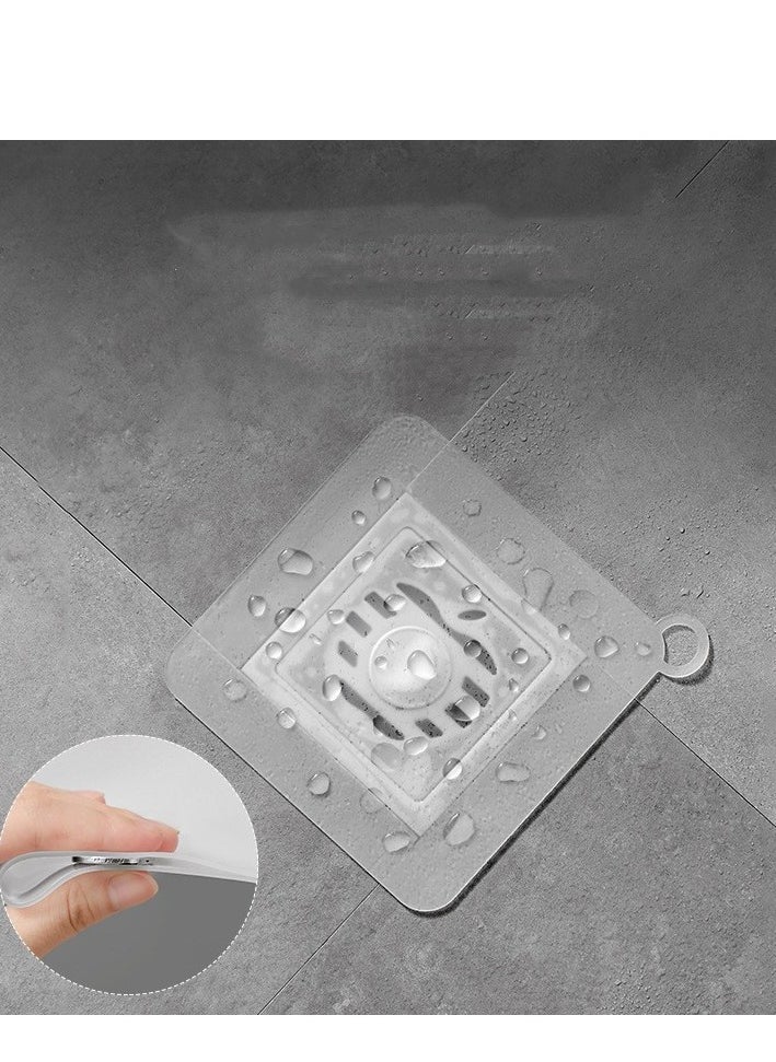 ماركة غير محددة غطاء تصريف السيليكون 4 حزمة تصريف أرضية مضادة للرائحة غطاء تصريف أرضية إزالة الروائح غطاء أرضية مزيل الروائح للمطبخ حمام وغسيل الملابس  - Image 2