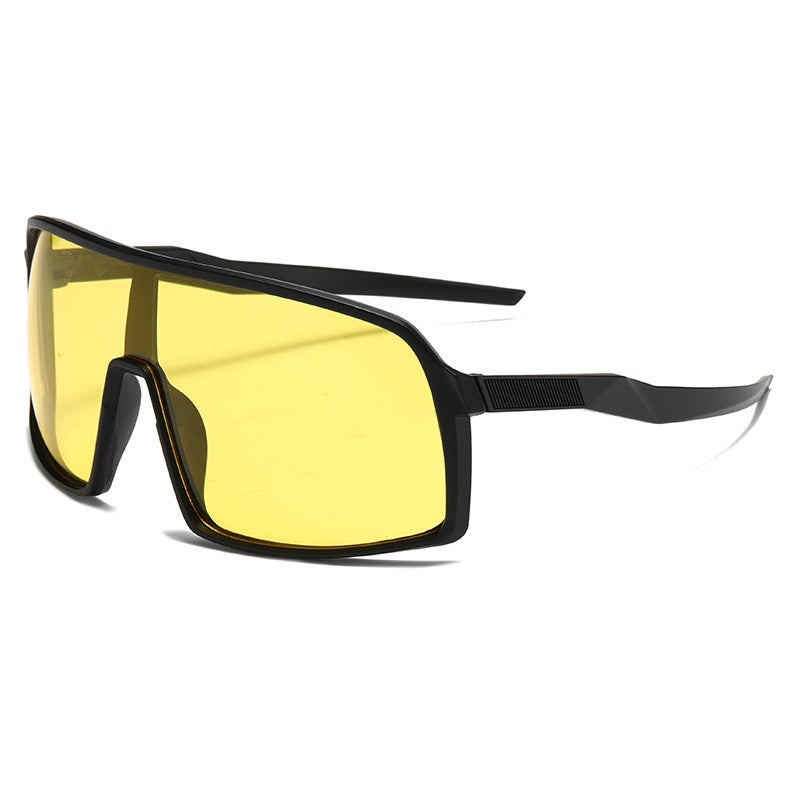 Generic Square Photochromic Sunglasses UnisexBlack Frame Night Vision Film (Day and Night) Black Frame Night Vision Film (Day and Night) 