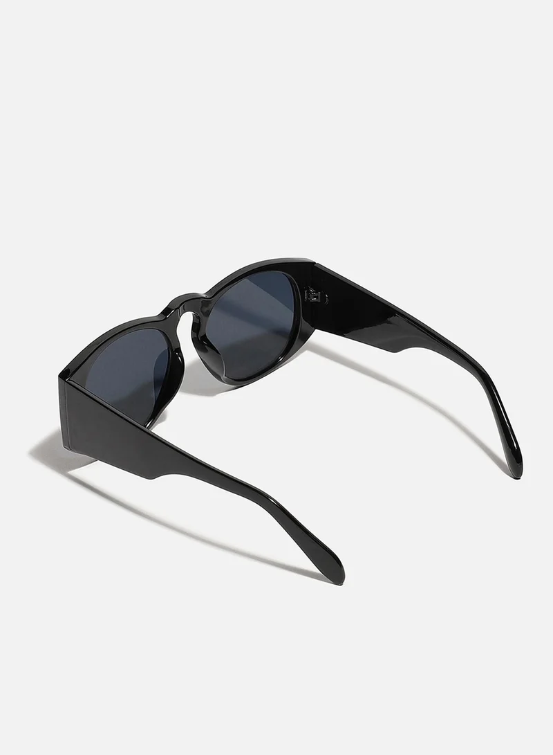 Haute Sauce  Black Frame Retro Sunglass  | Best Price UAE