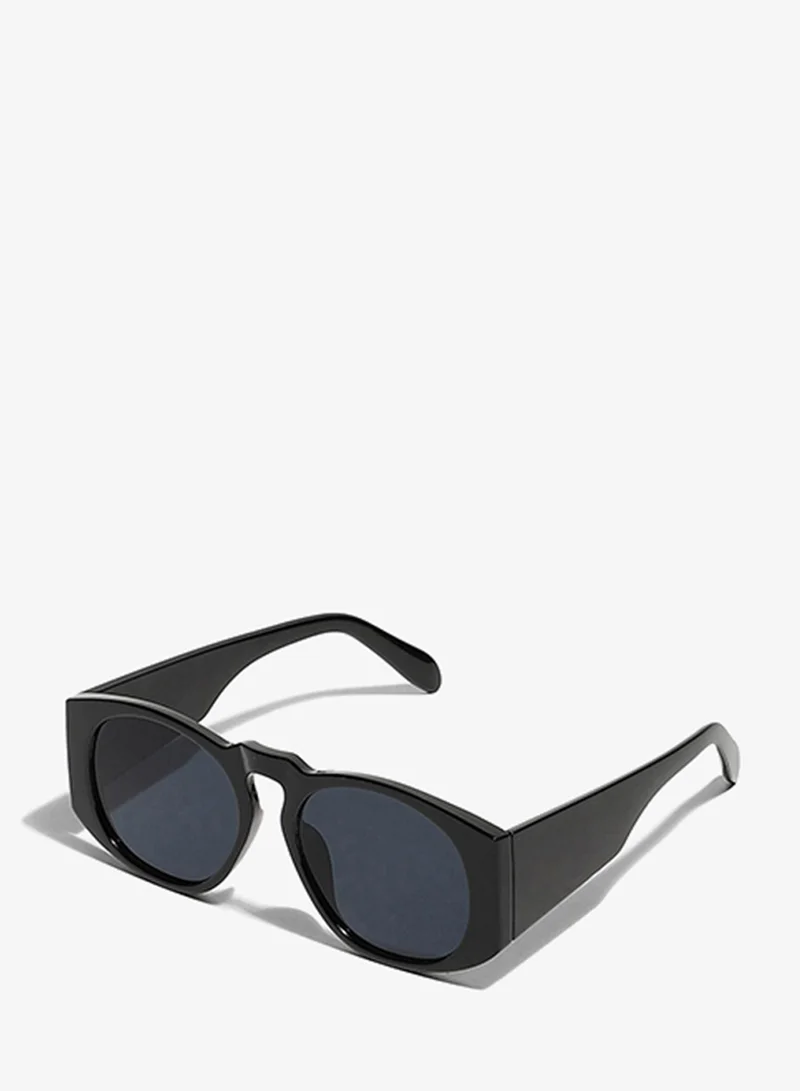 Haute Sauce Black Frame Retro Sunglass