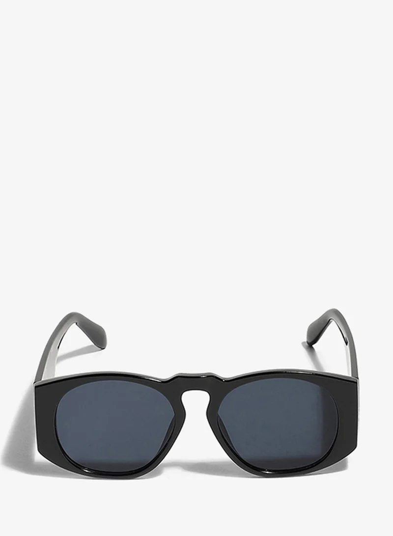 Haute Sauce Black Frame Retro Sunglass