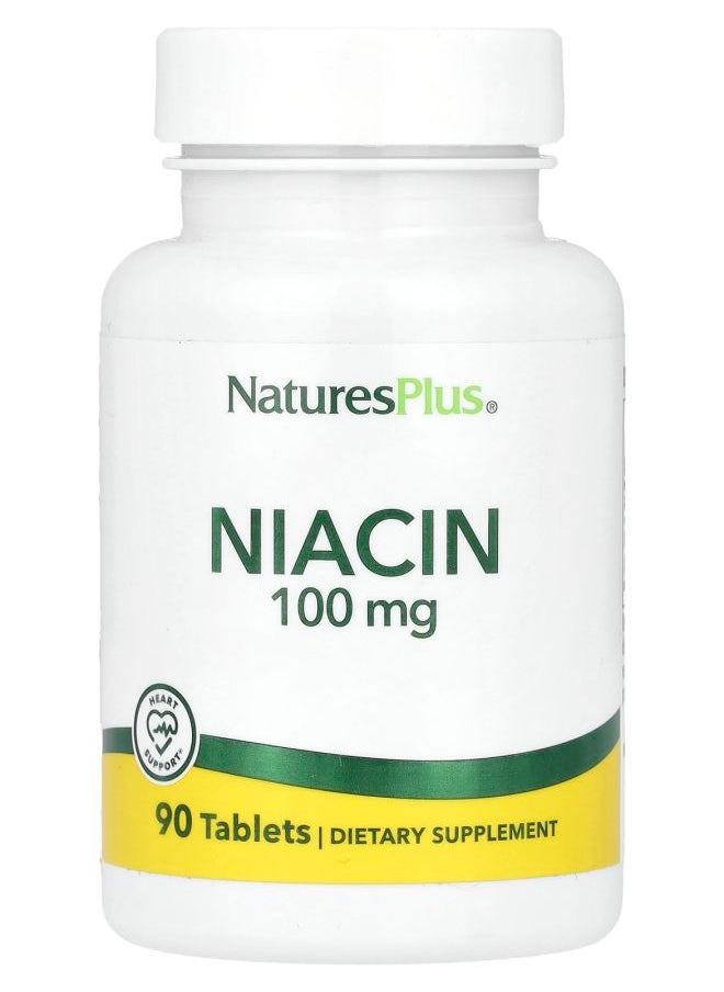 NaturesPlus Niacin 100 mg 90 Tablets 