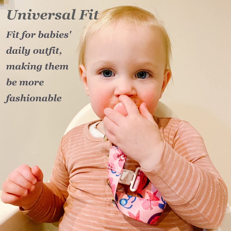 babygoal Pacifier Clips, 6 Pack Pacifier Holder Fits for Most Pacifiers and Binkies 6PB02 - Image 2