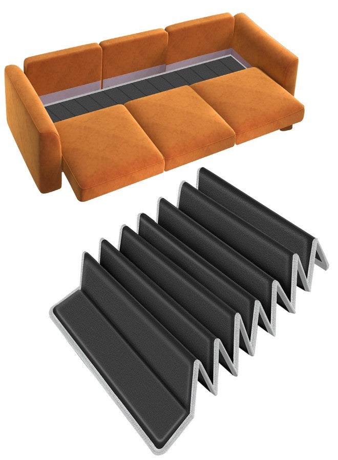 VERONLY Heavy Duty Couch Cushion Support Board to Fix Sagging Sofas, 17"x66" Sofa, Thick Boards Add Strong Seat Supports, Stays in Place, Replacement Stuffing Under Couches, Black - Image 1