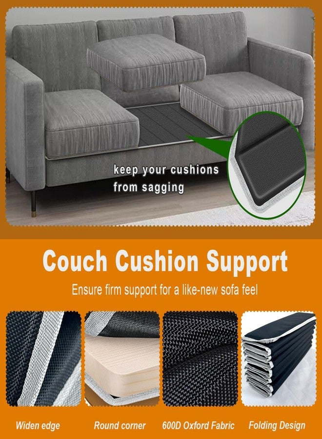 VERONLY Heavy Duty Couch Cushion Support Board to Fix Sagging Sofas, 17"x66" Sofa, Thick Boards Add Strong Seat Supports, Stays in Place, Replacement Stuffing Under Couches, Black - Image 3