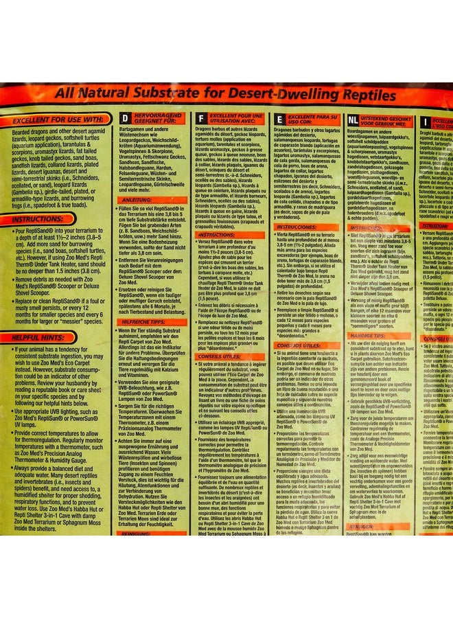 Zoo Med ReptiSand®, 10 Pounds, Desert White - Image 4
