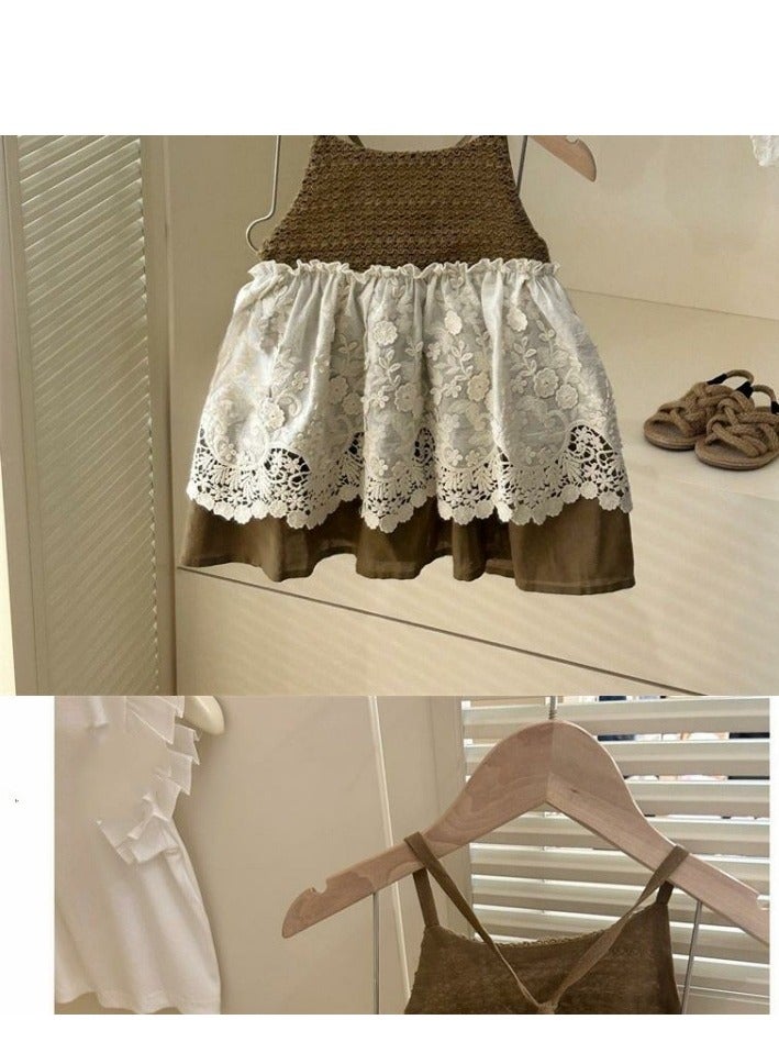 Children's Princess's Birthday Dress Performance  Puffy Dress with a Western Style  - Image 5