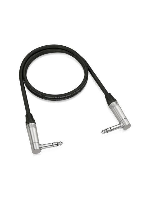 Behringer Instrument Patch Cable 3ft with 1/4" TRS Right Angled Connectors