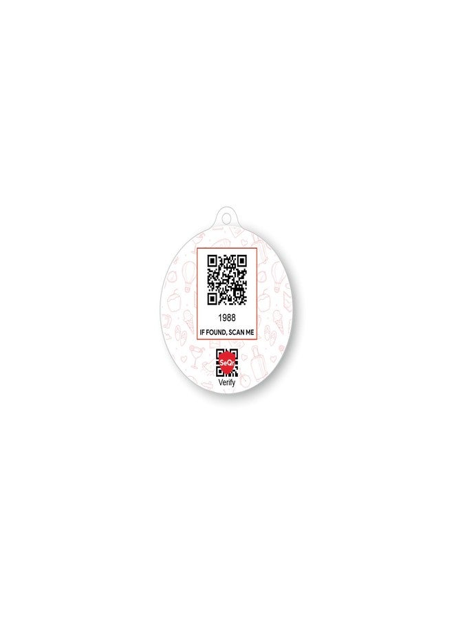 SeQR Lost and Found SWITZERLAND Souvenir Keychain Smart QR Tag for Travel, Bag, Stroller, Luggage Acrylic Digital ID Keychain for Safety and Return - Image 4