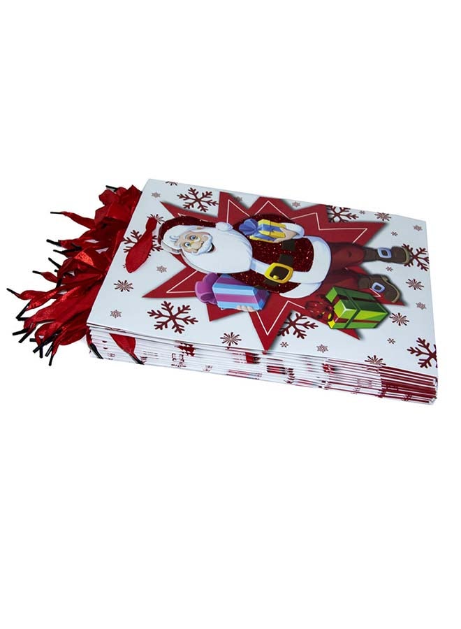 4-Piece Gift Bag For Christmas 32X26X10Cm Size Assorted Designs - Image 3