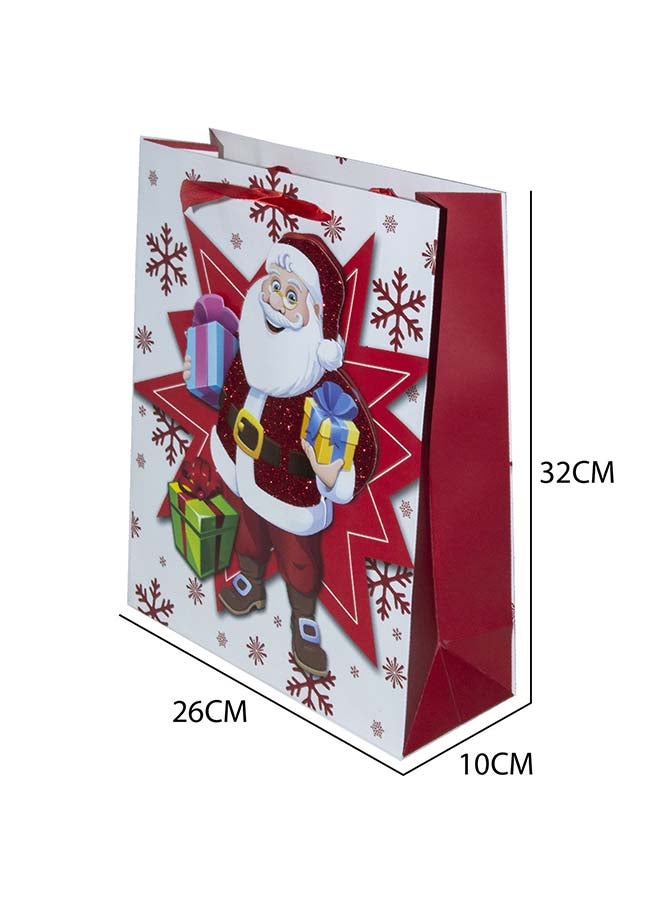 4-Piece Gift Bag For Christmas 32X26X10Cm Size Assorted Designs - Image 2