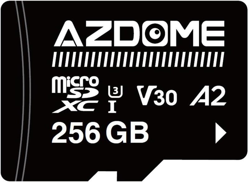 AZDOME 256GB Micro SD Card microSDXC Memory Card for M550 Max, GS63H Pro, PG17 Max, PG17 Pro Dash Cam Full HD & 4K UHD, U3, A2, V30 - Image 1