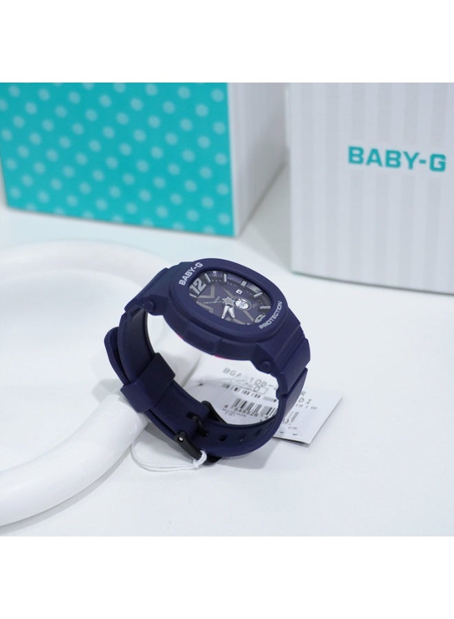 Casio Baby-G Analog Resin Blue Dial Quartz BGA-10D-2A1 - Image 2