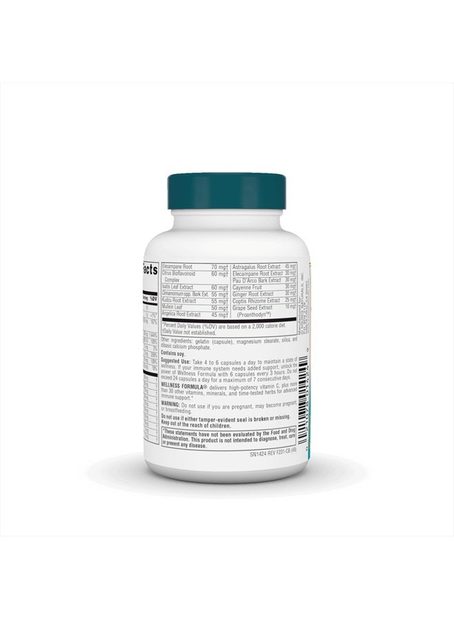 Source Naturals Wellness Formula Bio-Aligned Vitamins & Herbal Defense for Immune System Support - Dietary Supplement & Immunity Booster - 60 Capsules - Image 3