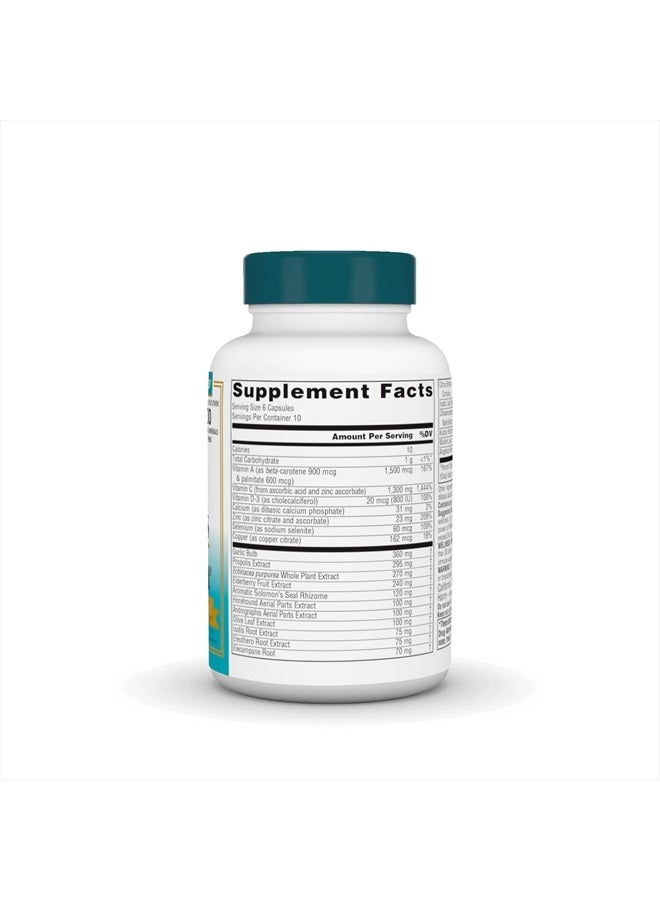 Source Naturals Wellness Formula Bio-Aligned Vitamins & Herbal Defense for Immune System Support - Dietary Supplement & Immunity Booster - 60 Capsules - Image 2