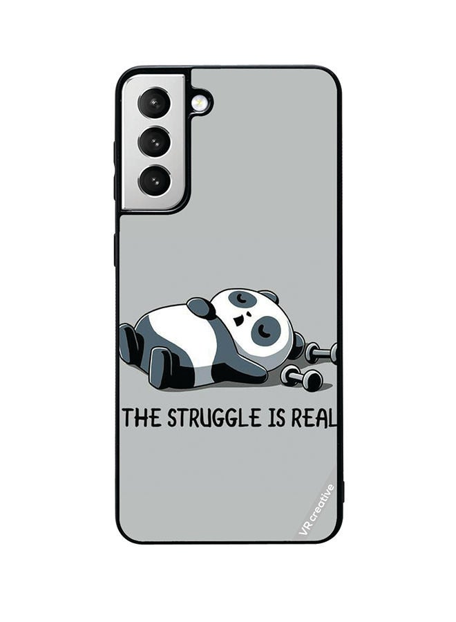 VR CREATIVE Protective Case Cover For Samsung Galaxy S22 5G Struggle Is Real Design Multicolour - Image 1