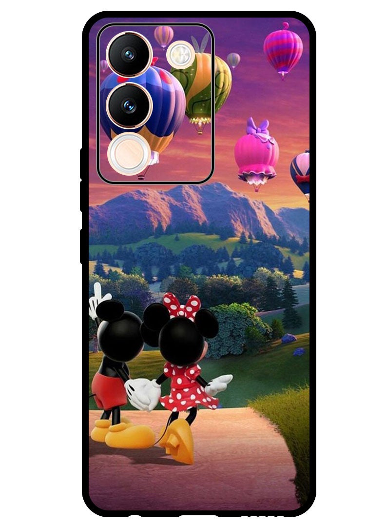 Theodor Protective Case Anti Scratch Shock Proof Bumper Cover For Vivo V29e Mickey Minnie - Image 1
