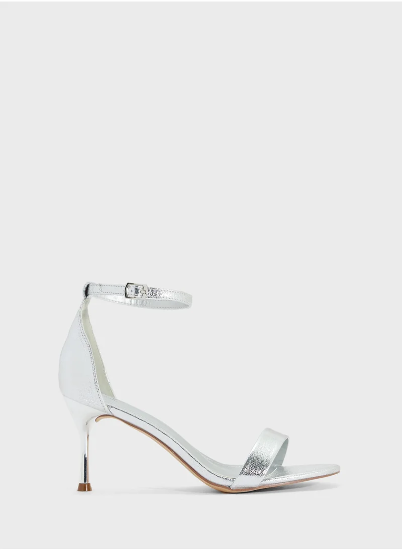 Ginger Double Strap Heeled Sandal