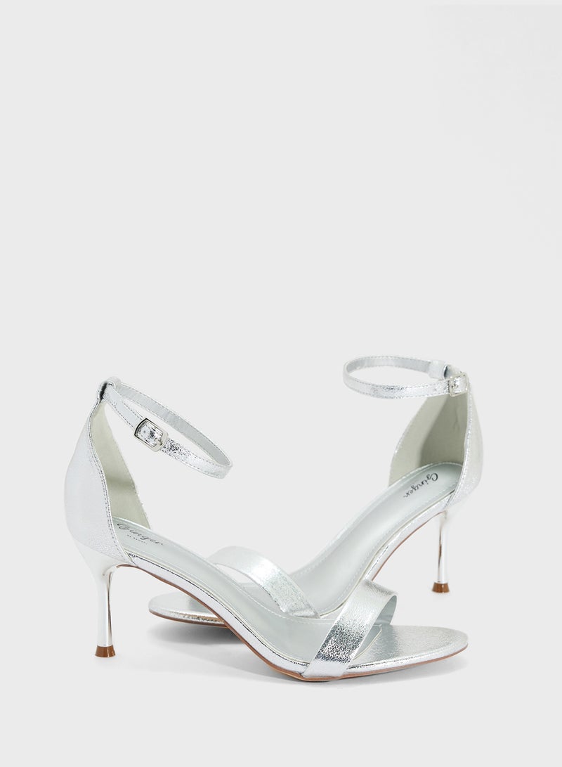 Ginger Double Strap Heeled Sandal  - Image 4