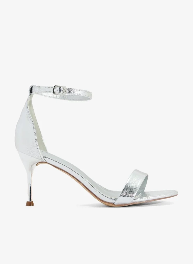 جينجر صندل بكعب بحزامين